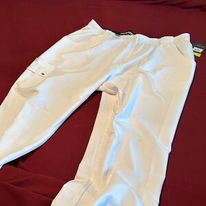 Dickies White Elastic Waist Pants